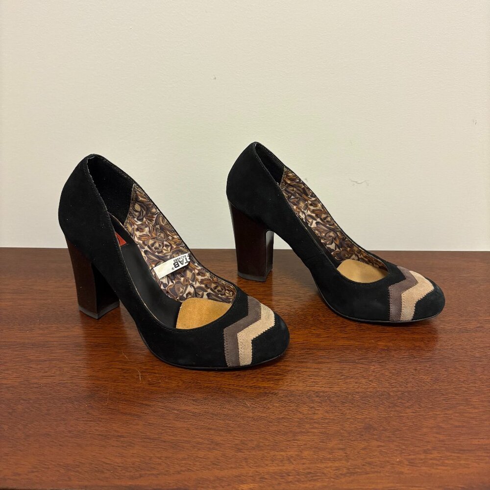 MISSONI for Target suede & leather pump heels